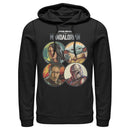 Men's Star Wars: The Mandalorian Character Frame Pull Over Hoodie