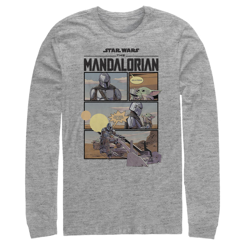 Men's Star Wars: The Mandalorian Rescue The Child Long Sleeve Shirt