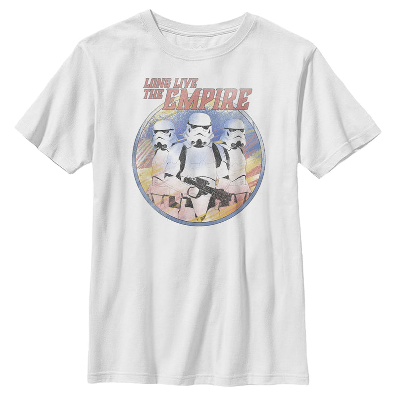 Boy's Star Wars: The Mandalorian Stormtroopers Long Live The Empire T-Shirt