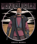 Junior's Star Wars: The Mandalorian Greef Karga Portrait T-Shirt