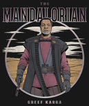 Men's Star Wars: The Mandalorian Greef Karga Portrait Long Sleeve Shirt