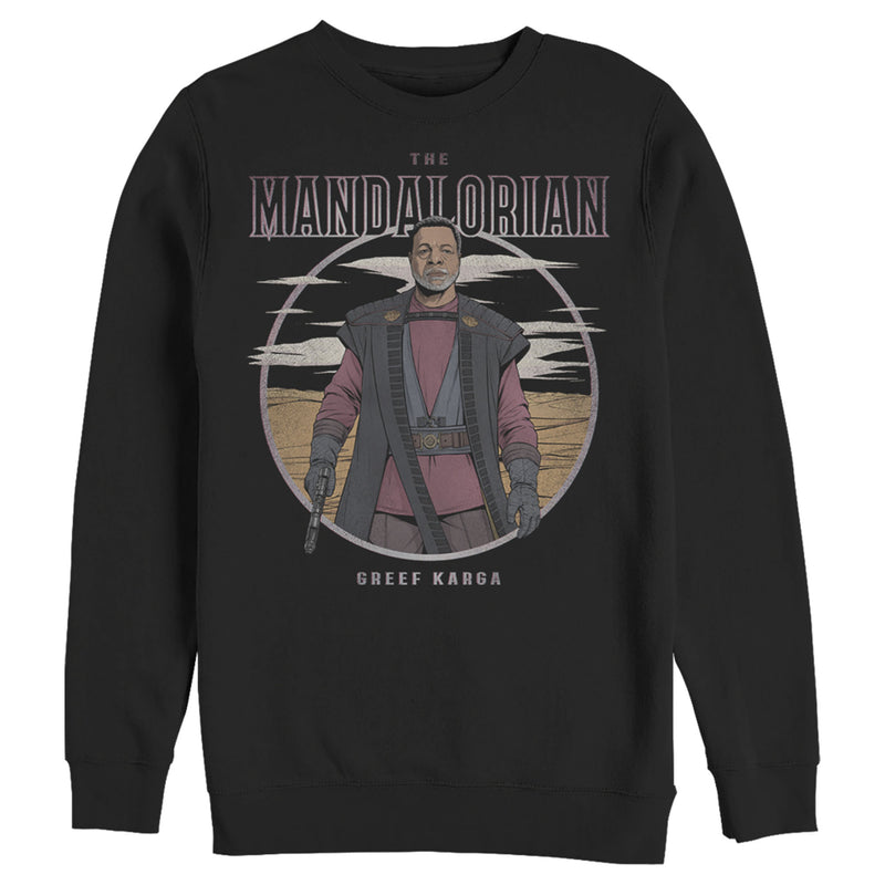 Men's Star Wars: The Mandalorian Greef Karga Portrait Sweatshirt