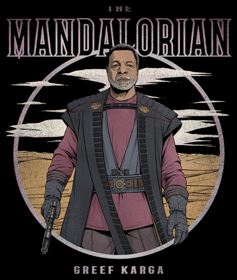 Boy's Star Wars: The Mandalorian Greef Karga Portrait T-Shirt