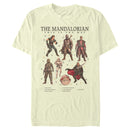 Men's Star Wars: The Mandalorian Character Guidebook T-Shirt