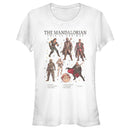 Junior's Star Wars: The Mandalorian Character Guidebook T-Shirt