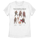 Women's Star Wars: The Mandalorian Character Guidebook T-Shirt