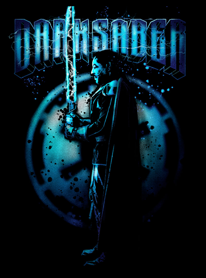 Men's Star Wars: The Mandalorian Wielding the Darksaber T-Shirt