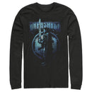 Men's Star Wars: The Mandalorian Wielding the Darksaber Long Sleeve Shirt