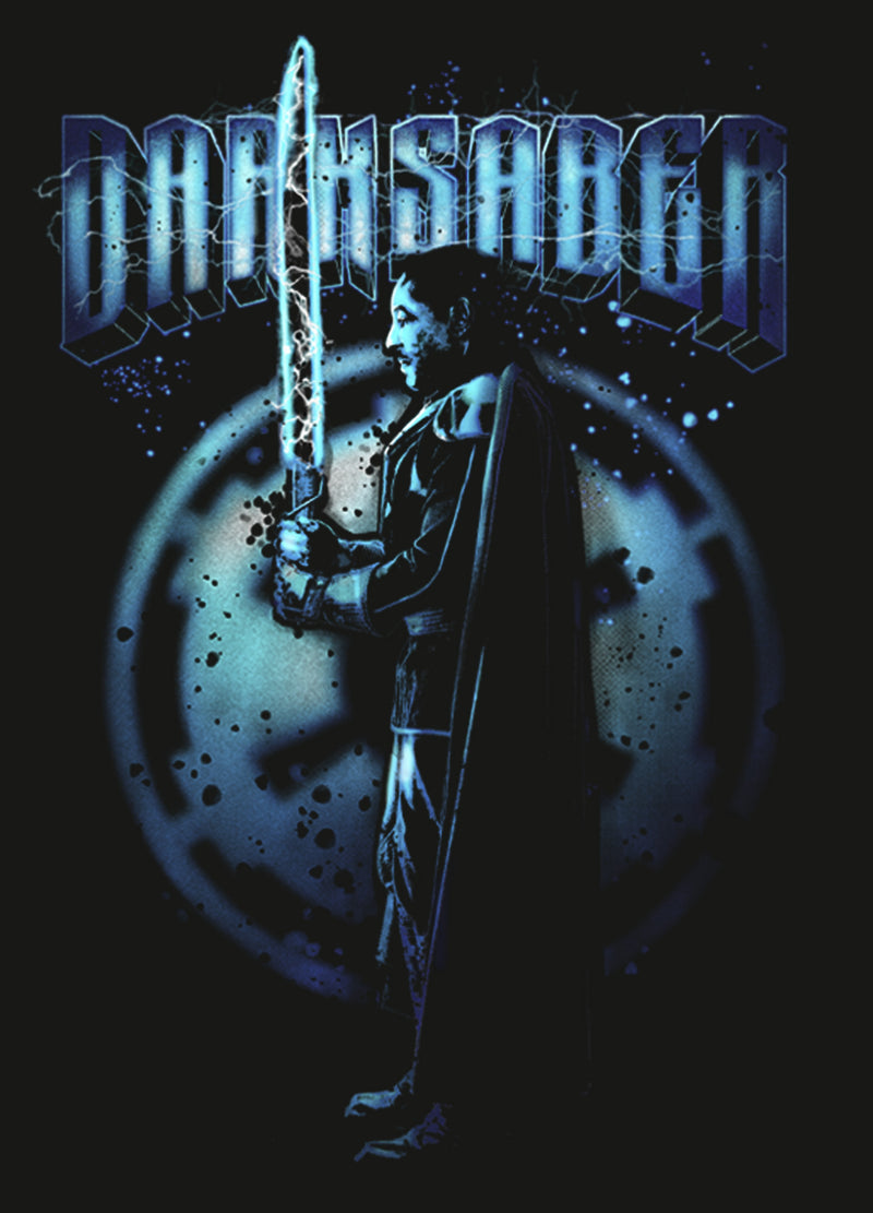 Men's Star Wars: The Mandalorian Wielding the Darksaber Long Sleeve Shirt