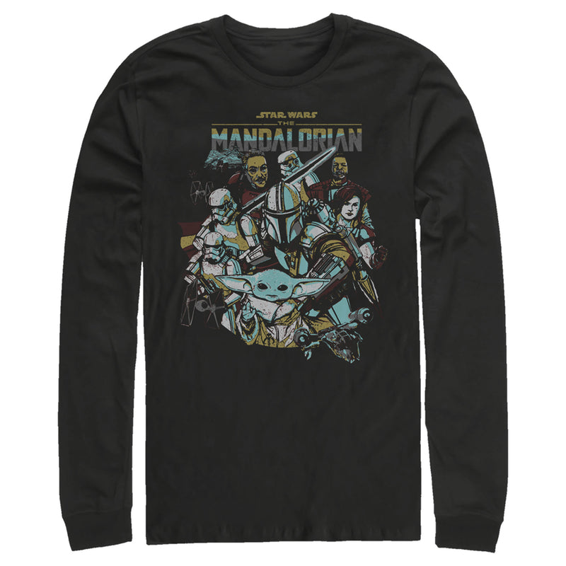 Men's Star Wars: The Mandalorian Protect The Child Long Sleeve Shirt