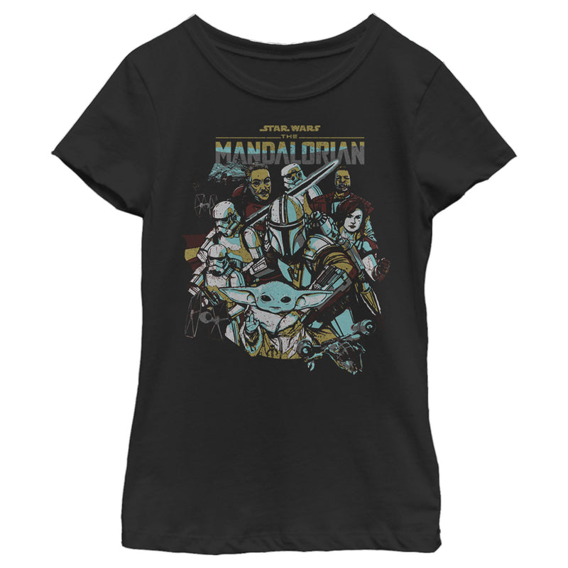 Girl's Star Wars: The Mandalorian Protect The Child T-Shirt