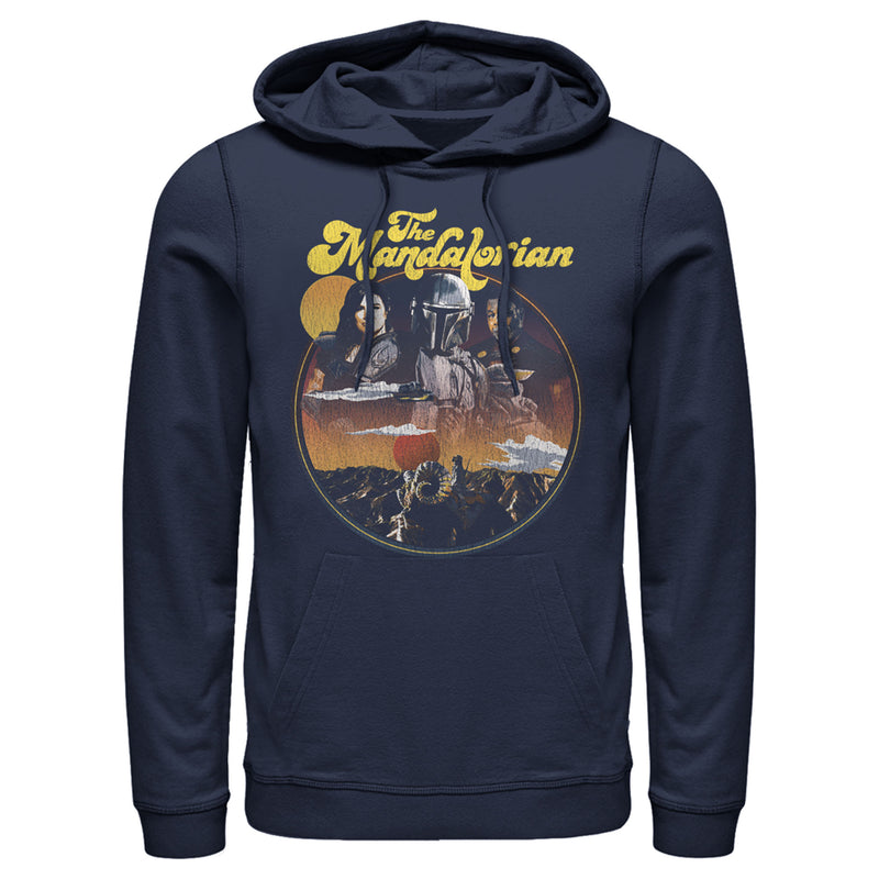 Men's Star Wars: The Mandalorian Razor Crest Crew Pull Over Hoodie