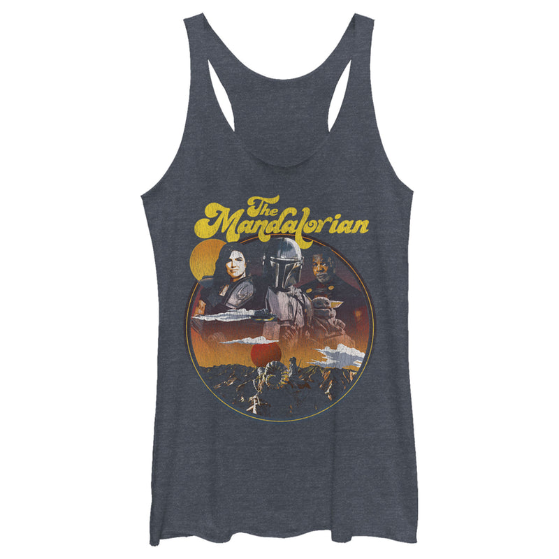 Women's Star Wars: The Mandalorian Razor Crest Crew Racerback Tank Top