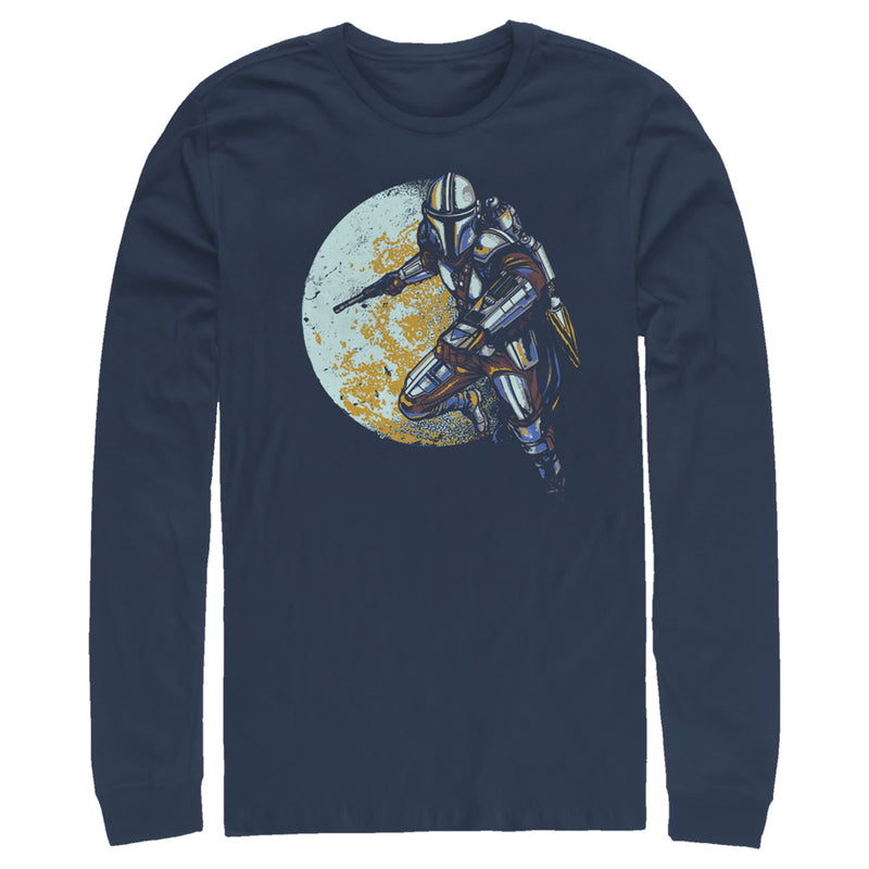 Men's Star Wars: The Mandalorian Mandalore's Moon Long Sleeve Shirt
