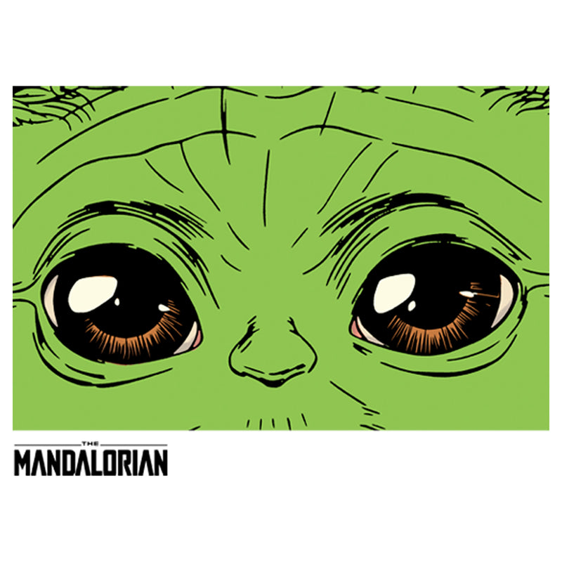 Men's Star Wars: The Mandalorian The Child Hypnotic Eyes T-Shirt