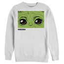 Men's Star Wars: The Mandalorian The Child Hypnotic Eyes Sweatshirt