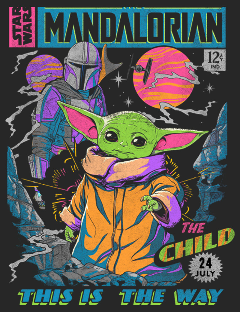 Men's Star Wars: The Mandalorian 12 Cents Retro Comic T-Shirt