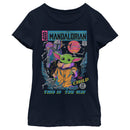 Girl's Star Wars: The Mandalorian 12 Cents Retro Comic T-Shirt