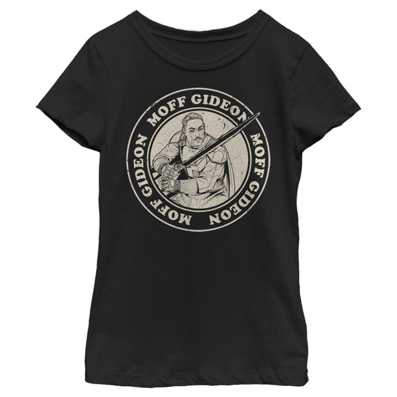 Girl's Star Wars: The Mandalorian Moff Gideon Seal T-Shirt