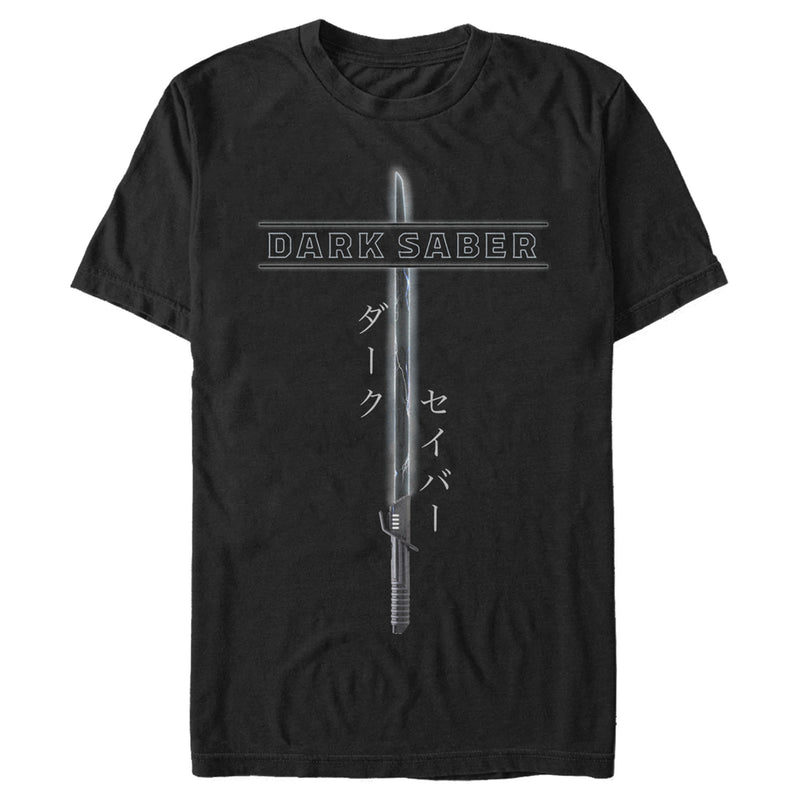 Men's Star Wars: The Mandalorian Darksaber Katakana T-Shirt