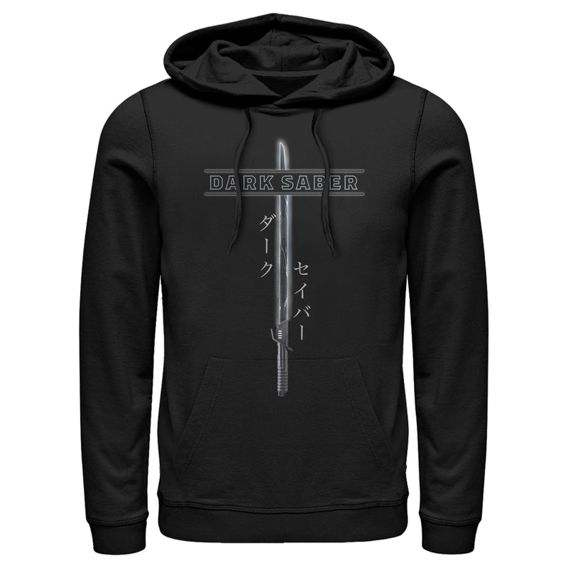 Men's Star Wars: The Mandalorian Darksaber Katakana Pull Over Hoodie