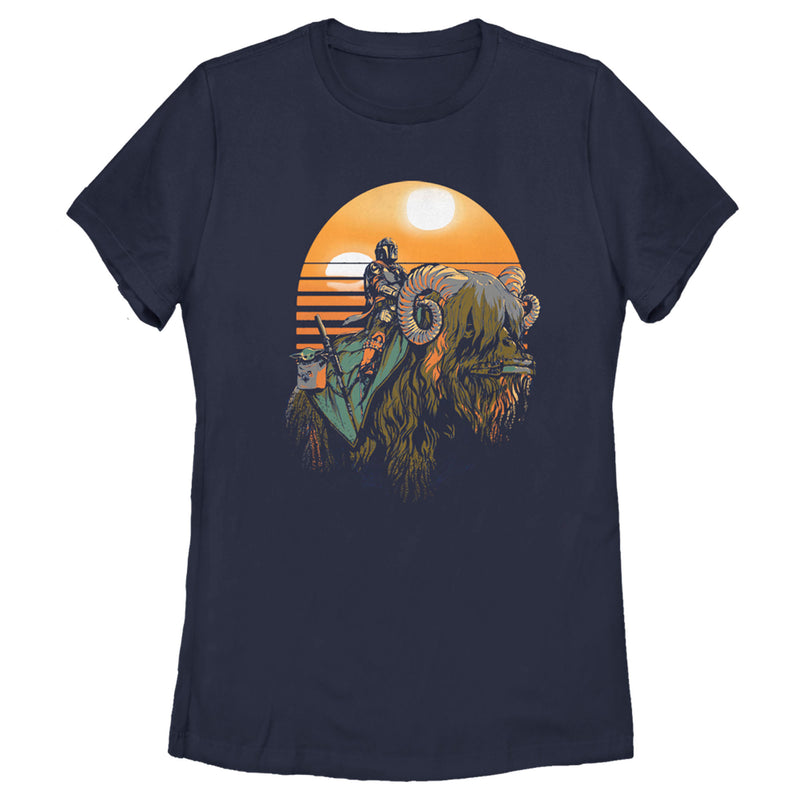 Women's Star Wars: The Mandalorian Bantha Riders T-Shirt