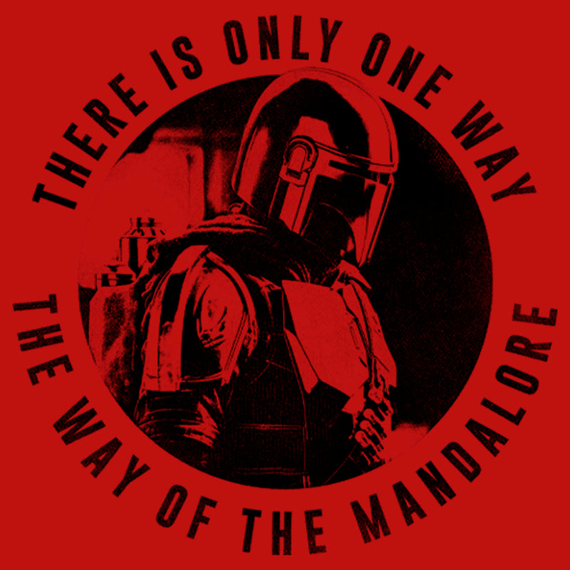 Junior's Star Wars: The Mandalorian Only One Way T-Shirt