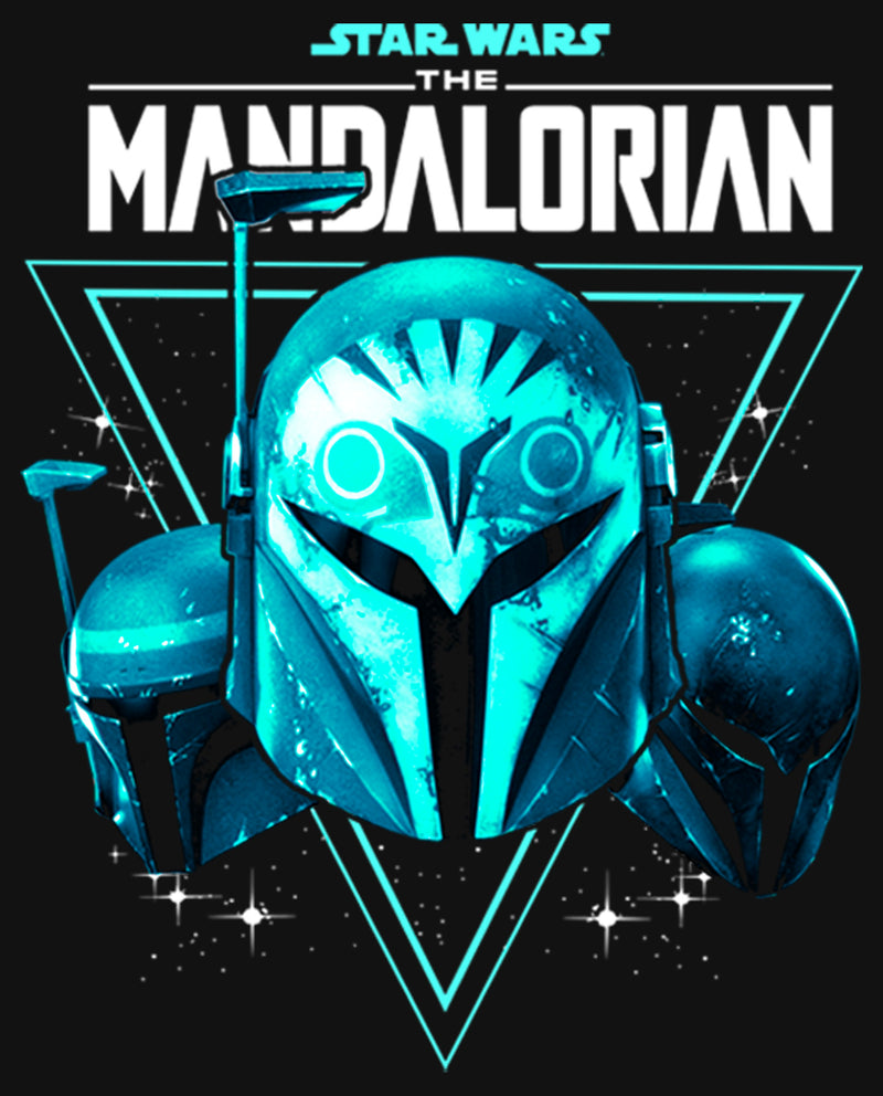 Girl's Star Wars: The Mandalorian Bo-Katan Nite Owl Helmets T-Shirt