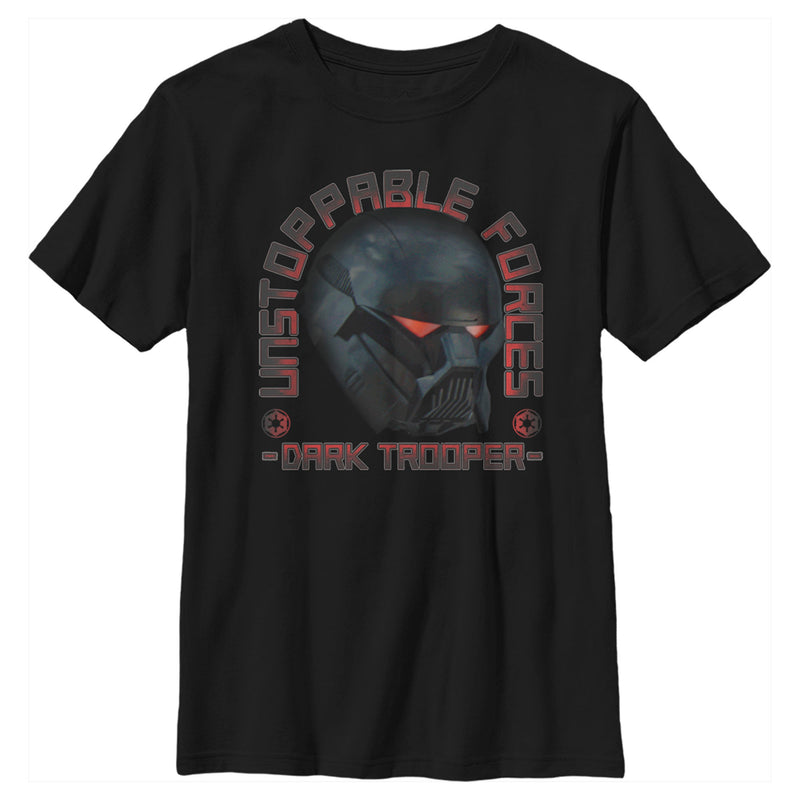 Boy's Star Wars: The Mandalorian Dark Trooper Unstoppable Forces T-Shirt