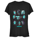 Junior's Star Wars: The Mandalorian Character Wheel T-Shirt