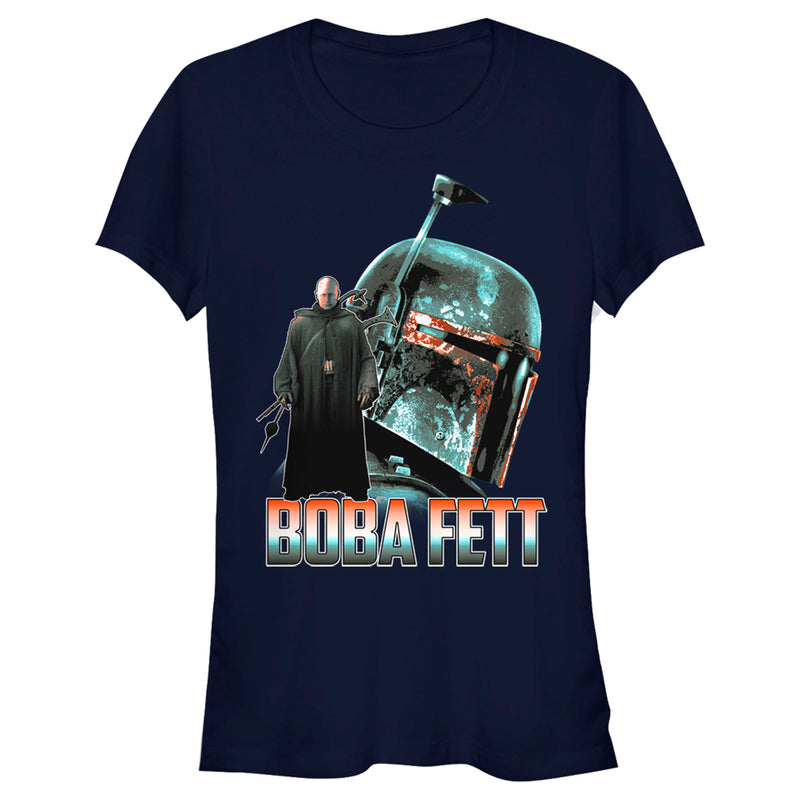 Junior's Star Wars: The Mandalorian Boba Fett Portrait T-Shirt