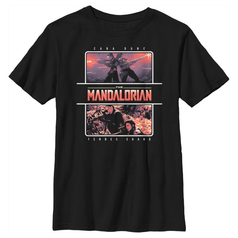 Boy's Star Wars: The Mandalorian Female Duo T-Shirt