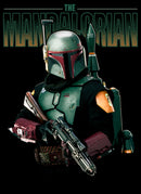 Junior's Star Wars: The Mandalorian Boba Fett Armored Up T-Shirt