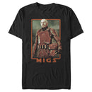 Men's Star Wars: The Mandalorian Migs Rustic Portrait T-Shirt