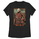 Women's Star Wars: The Mandalorian Migs Rustic Portrait T-Shirt