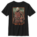 Boy's Star Wars: The Mandalorian Migs Rustic Portrait T-Shirt