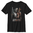 Boy's Star Wars: The Mandalorian Din Djarin Beskar Armor T-Shirt