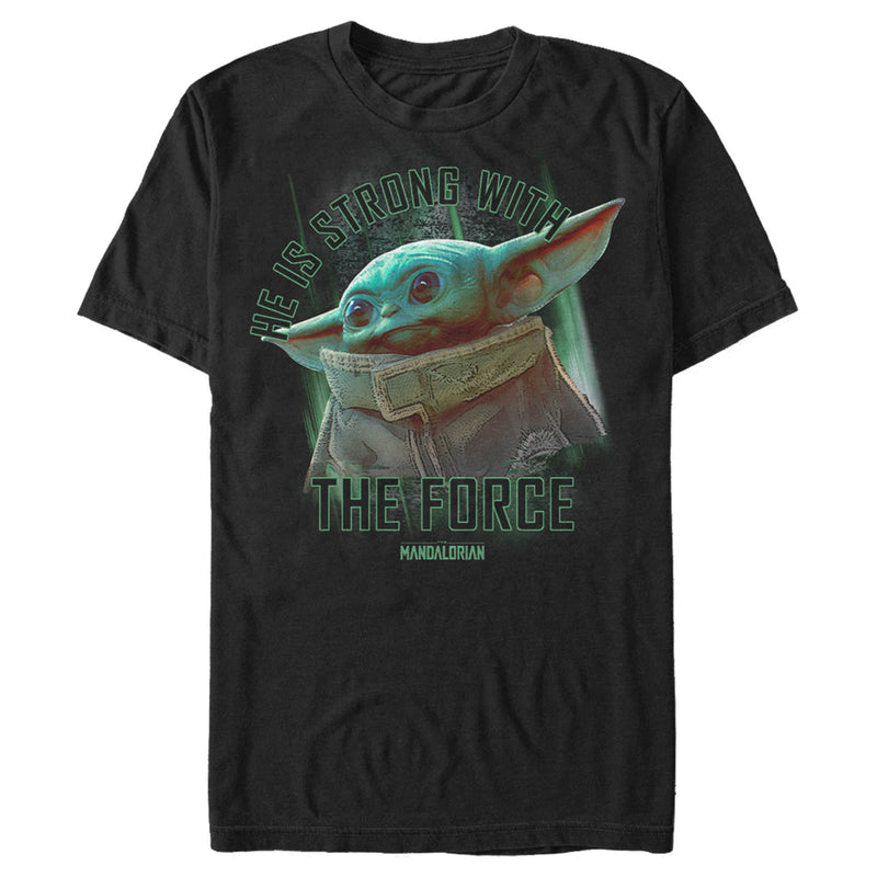 Men's Star Wars: The Mandalorian The Child Strong Force T-Shirt