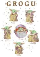 Junior's Star Wars: The Mandalorian The Child Mood Guidebook T-Shirt