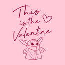 Junior's Star Wars: The Mandalorian Valentine's Day The Child Valentine Way T-Shirt