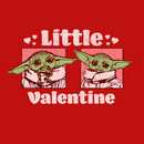 Junior's Star Wars: The Mandalorian Valentine's Day The Child Little Valentine Panels T-Shirt