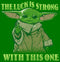 Men's Star Wars: The Mandalorian Grogu St. Patrick's Day The Luck is Strong With This One T-Shirt