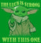 Boy's Star Wars: The Mandalorian Grogu St. Patrick's Day The Luck is Strong With This One T-Shirt