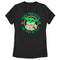 Women's Star Wars: The Mandalorian Grogu St. Patrick's Day May the Luck Be With You T-Shirt