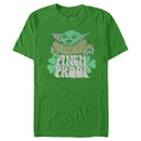 Men's Star Wars: The Mandalorian Grogu St. Patrick's Day Pinch Proof T-Shirt