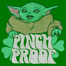 Men's Star Wars: The Mandalorian Grogu St. Patrick's Day Pinch Proof T-Shirt