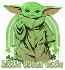 Junior's Star Wars: The Mandalorian Grogu St. Patrick's Day Little Green Cutie T-Shirt