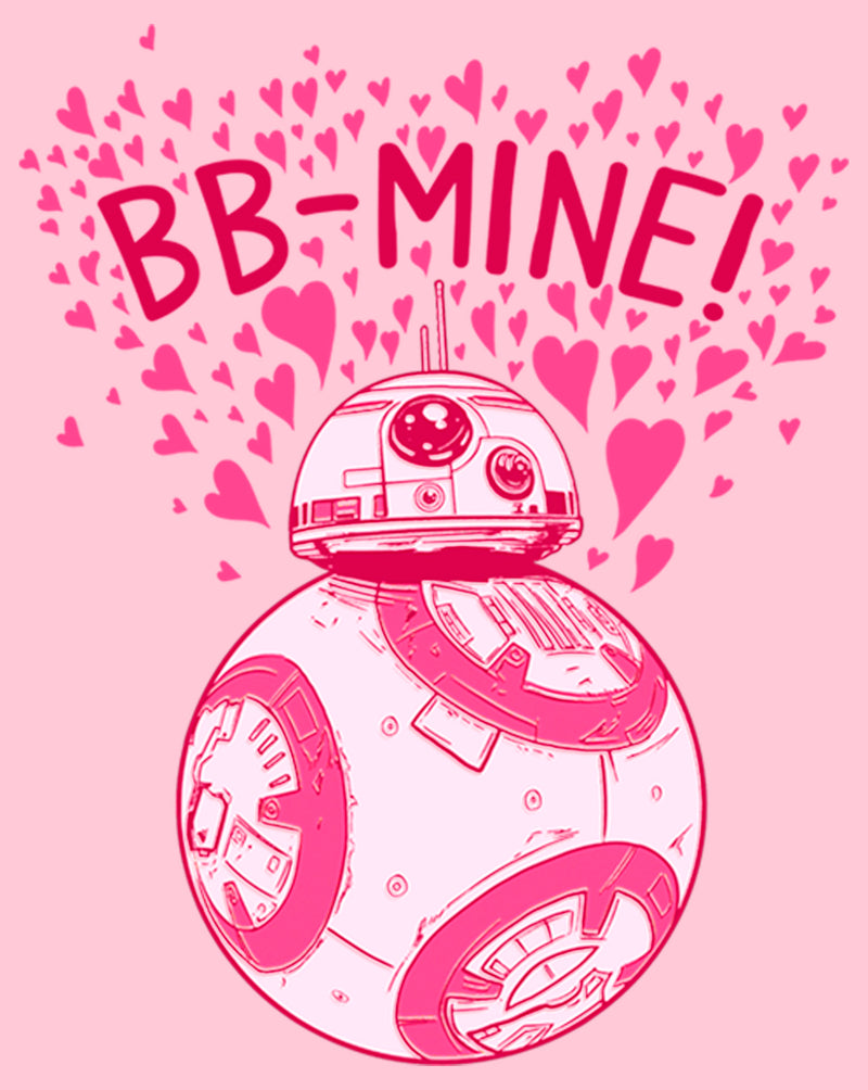 Girl's Star Wars The Last Jedi Valentine's Day BB-Mine T-Shirt