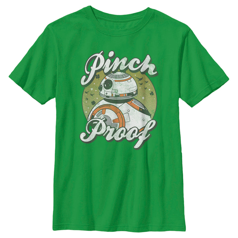Boy's Star Wars The Last Jedi BB-8 St. Patrick's Day Pinch Proof T-Shirt