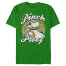 Men's Star Wars The Last Jedi BB-8 St. Patrick's Day Pinch Proof T-Shirt